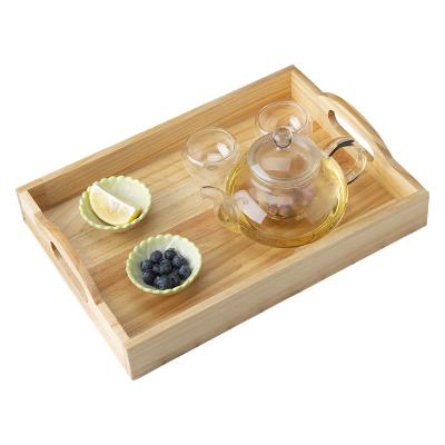 China Modern Eco-Friendly Wooden Restaurant Tray Food Serving Set Set Serving Wooden Tray for sale