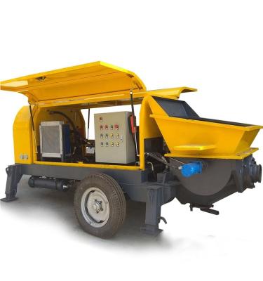 China Concrete pump machine bomba de concreto mini small diesel engine electric truck from building material stores china supplier for sale