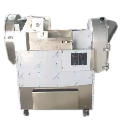 China Automatic electric vegetable vegetable potato slicer cube cutting machine in snacks factory/vegetable french fries making fruit and vegetable cutting machine for sale