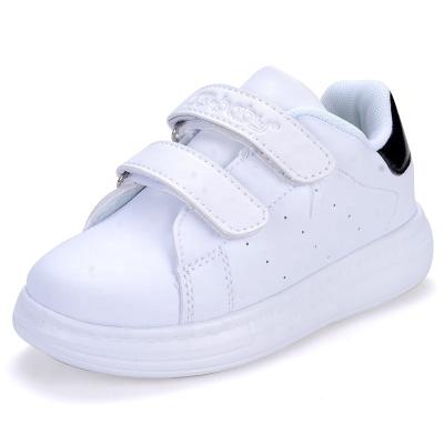 China Mesh Breathable Sneakers Custom Children's Comfortable White One-Step Sneaker Shoes for sale