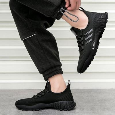 China Fashion Trend Men's Sports Running Fashionable Shoes Lightly Fly Woven Mesh Shoes Slow Walking Wind Sports Shoes for sale