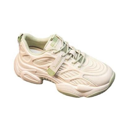 China Women's Fashion Trend Platform Breathable Lace-up Casual Shoes Increased Non-slip Slow-walking Sneakers for sale