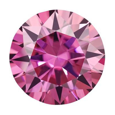 China Color Game or Fire Jewelry SICGEM 10mm Color E-F Pink Loose Moissanite Diamond Wholesale Price Loose Gemstone D for sale