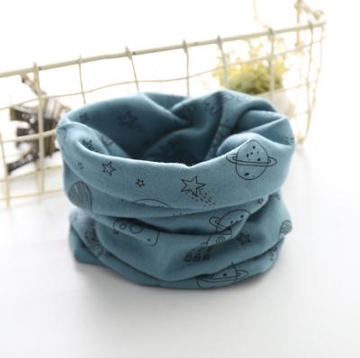 China Print Outdoor Children Cotton Baby Scarf Warm Kids Neck Scarf for sale