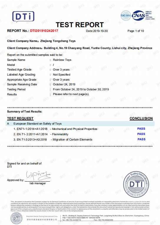 CE - Yunhe County Qiaike Trading Co., Ltd.