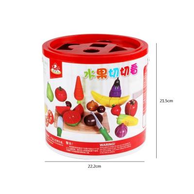 China Simulation Cutting Food Toys Pretend Play Kitchen Sets Wooden Fruit Wood Simulation Vegetables Food Cutting Toy for Kids for sale