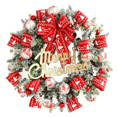 China Custom Plastic+webbing Decor Garland Christmas Day Party Home Daily Scene Dress Christmas Decor Garland for sale