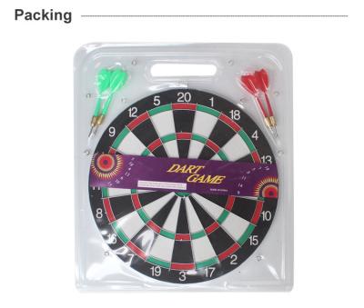 China Indoor Sports Entertainment Bestselling 12 Inch Dart Board Lightweight Paper Dart Board For Kids Games for sale