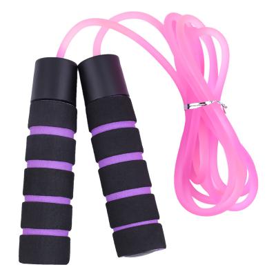 China Production Heavy Professional Fitness Jumping Rope Fitness Quality PVC Adjustable Weighted Jump Rope for sale