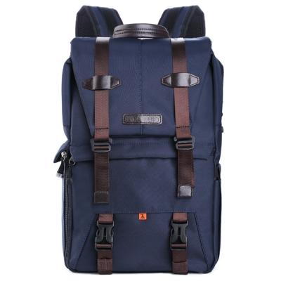 China Waterproof Large Two Compartments K&F Concept Video Camera Bag Rolling Backpack Back Bag For Camera And Laptop for sale