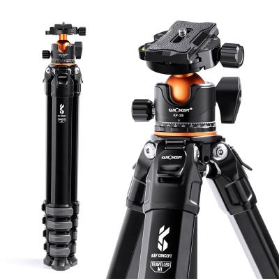 China K&F PORTABLE 360 Concept Travel Multifunctional Portable Tripod Compact Folding Tripod for sale