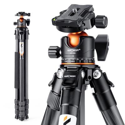 China K&F concept 15kg load camera tripod monopod camera tripod support PORTABLE video tripod 160cm for sale