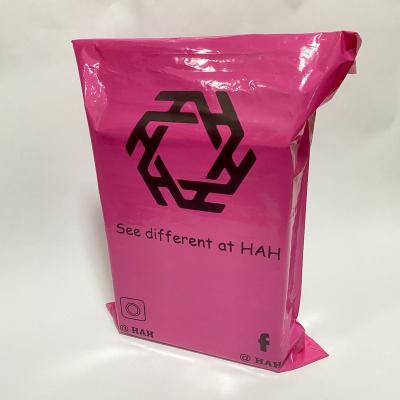 China Custom Pink Water Proof Wholesale Size Options Packing Bags Clear Poly Mailer Bag for sale