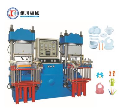 China High Productive Blue Vacuum Press Silicone Rubber Machine CE For Making Rubber Silicone Products for sale