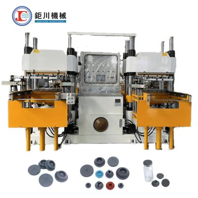 China Automatic Efficient Hydraulic Vulcanizing Machine for making Rubber Stoppers for sale