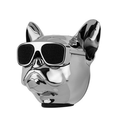 China EZCast French Bulldog Wireless Speaker Dog Head Speaker Mini Outdoor Portable Speaker Stereo Super Bass for sale