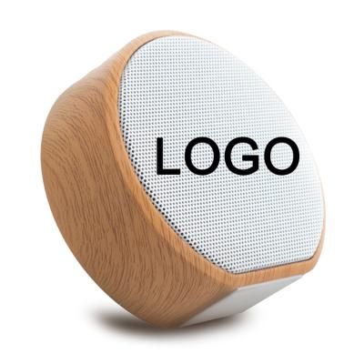 China EZCast A60 Mini Wireless Portable Speaker Wooden Grain Board Outdoor Smart Speaker LOGO Smart Speaker for sale