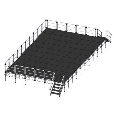 China Customized Security Assembling Event Trade Show Aluminum Alloy Removable Conventional Stage Whwt01 for sale