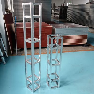 China Square aluminum alloy tube truss, truss stage decoration, exhibition display truss, small truss 200x200mm WHAJ-XJSJ9124 for sale