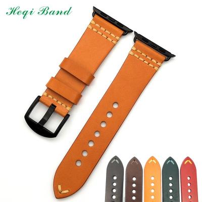 China Durable Hot Sport Smart Watch Band Leather Strap For Apple Watch Band for sale