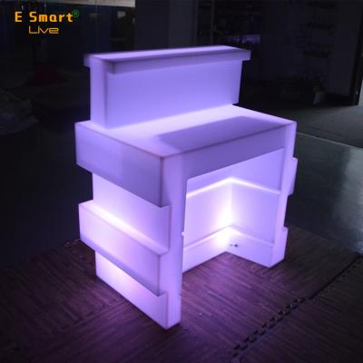 China Modern cheap price bar furniture LED bar/LED worktop glowing portable bar/portable LED light bar counter for sale