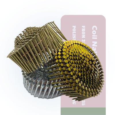 China Countersunk good price high quality 15 degree Wire Coil Nails for wood for sale