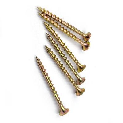 China Bugle Yellow zinc plated good price high quality tianjin drywall screws for metal for sale