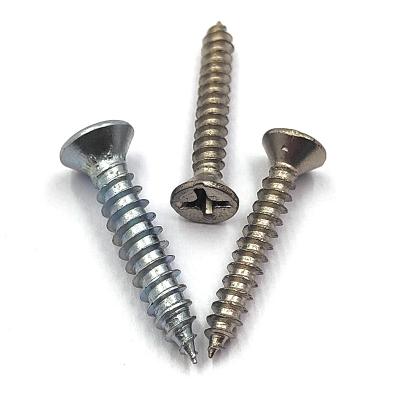 China General Industry #7*57 mm galvanized csk self tapping screws countersunk head for sale