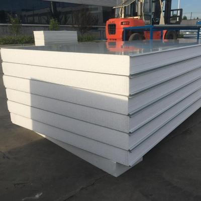 China Qingdao Contemporary PU/eps Polyurethane Insulated Color Galvanized Steel Plate Roof Sandwich Panel for sale