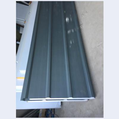 China 100mm Insulated Waterproof Hot Selling Transparent Corrugated Sandwich Roof Panel Corrugated Roofing Sheets to AU ENV Standard for sale