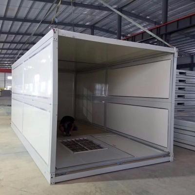 China Ready Made Parking Lot Folding 20ft Container Berth Houses Expandable Prefab Homes For Sale In China for sale