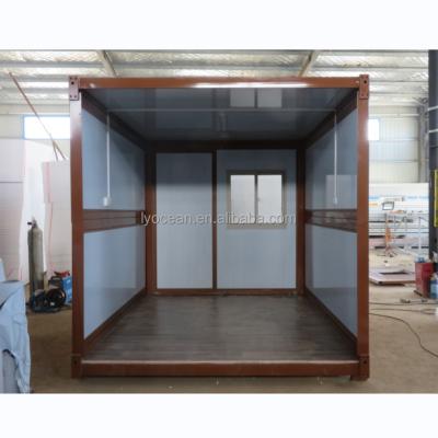 China Prefab Container Homes Potable Modular Collapsible Mobile Office Modern Prefab Container Folding Portable House Container Office for sale