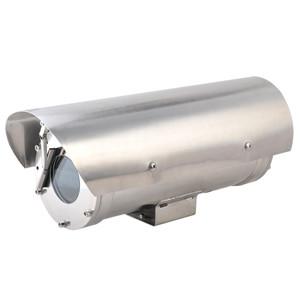 China 700TVL Stainless Steel 316L IP68 Dust Proof Explosion Proof Camera With Cleaner for sale