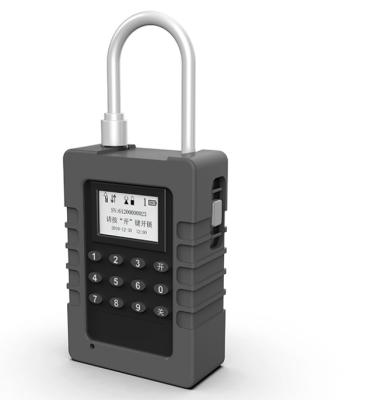 China High Quality Stainless Steel Gps Tracker Stee IOT 4G Security Digital Display Logistics Container Electronic Smart Padlock for sale