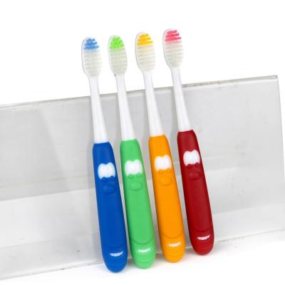 China Children's Baby Soft Toothbrush Disposable Oral Care With Toy Cartoon Model for sale