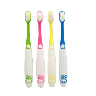 China Amazon Hot Selling Disposable Extra Fine 10000 Piece Panda NANOE Toothbrush For Kids Baby for sale