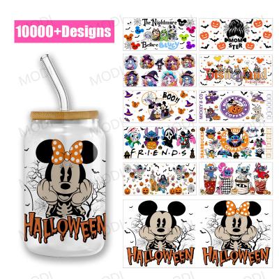 China Mickey Design Halloween UV-DTF-Cup-Wraps für Glas-Tumbler-Transfers zu verkaufen