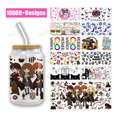 Chine 16 Oz Enveloppes de tasse Transfert de DTF UV pour les tasses Logo personnalisé Libbey Glass Tumbler Transfert de DTF UV à vendre