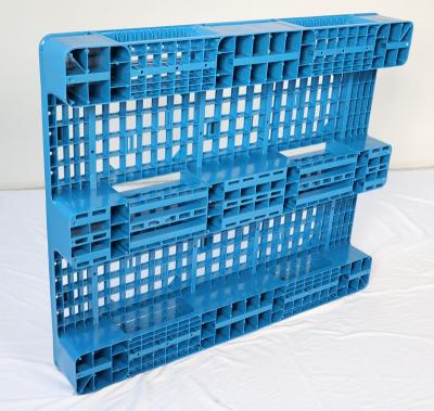 China Industrial Heavy Duty 1200*1000 Euro HDPE Single Faced Stackable Four Lane Large Customize Plastic Pallet for sale