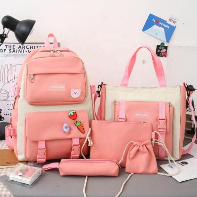 China HOT Selling Custom Made Kids Waterproof School Bag Set Student Girls Backpack School Bags OEM Logo Pcs for sale