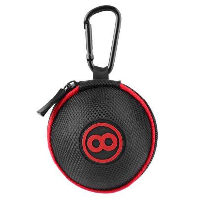 China Popular Portable Small PU Billiard Ball Bag Billiard Ball Carrying Case for sale