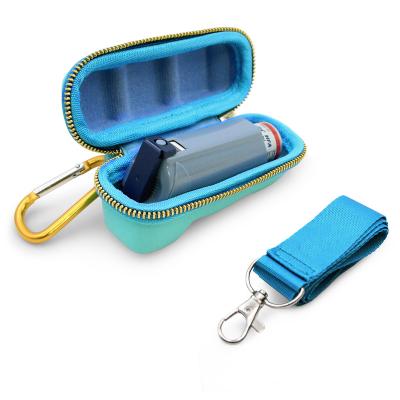 China Custom EVA Asthma Inhaler Case Travel Dustproof Shockproof Waterproof Carrying Protective Medical Case For Inhaler for sale