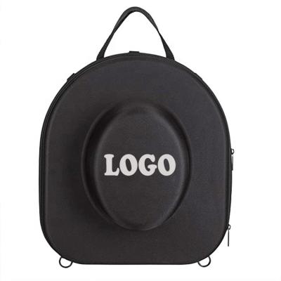 China Waterproof Eva Hard Hat Carrying Case Baseball Hat Travel Bag Hat Case For Fisherman Bucket Hat for sale