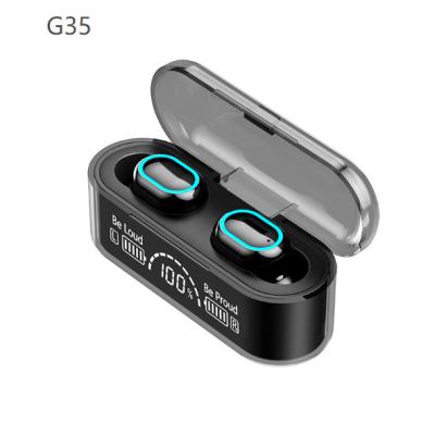 China Gaming Earphone Stereo Earphones G35 TWS BT Wireless Headphone Earphone BT 5.2 HIFI Sound G35B Earbuds Mini TWS Wireless In-Ear Sports Earphones for sale