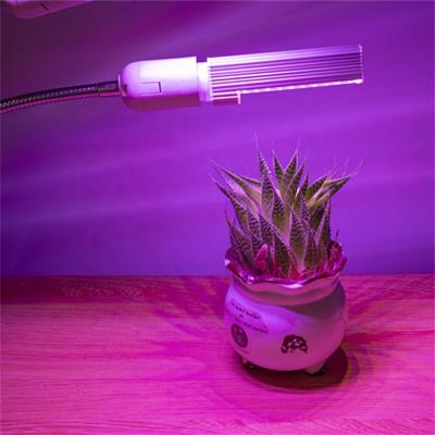 China Hot Sales Fashion 50W Flexible Adjustable 2 Heads E27 Led Plant Light Indoor Full Spectrum Led Grow Light With Metal Clamp for sale