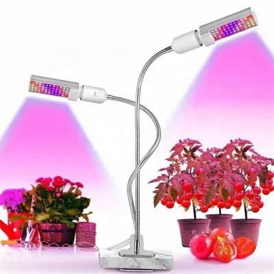 China 50W flexible professional dimmable indoor breeding led light full spectrum E27 led light with timer for plant to grow for sale