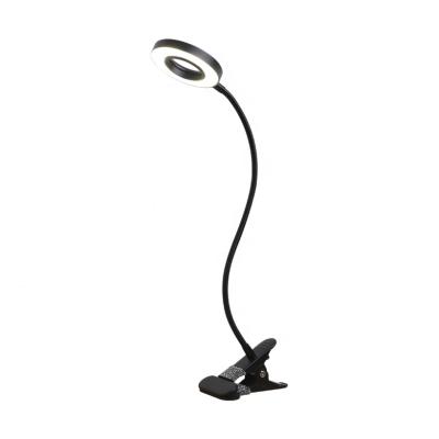 China Bedroom 9W flexible switch control flexible led desk lamp arm dimmable usb led desk light with good price for sale