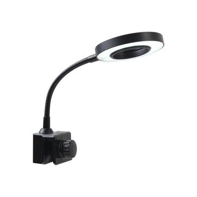 China Small Flexible 9W USB Blue White Fish Tank Led Light Flexible Arm Removable Mini Aquarium Fish Tank Light For Home Office for sale