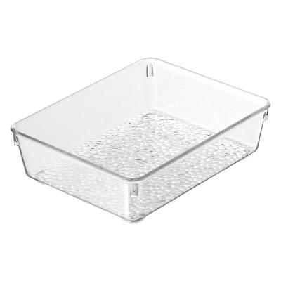 China New Design Living Room Sustainable Fruit Dessert Tray Sturdy And Durable Transparent Fruit Tray for sale