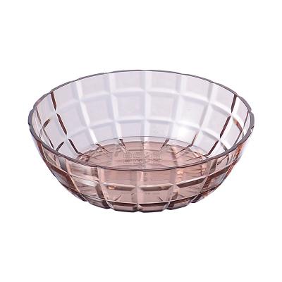 China Viable Multifunctional Transparent Fruit Dish Fruit Bowl Tableware Kitchen Heat Resistant Explosion-proof Bowl for sale